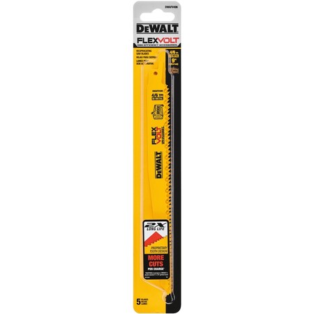 Dewalt SAW BLADE RECIP 9", PK 5 DWAFV496